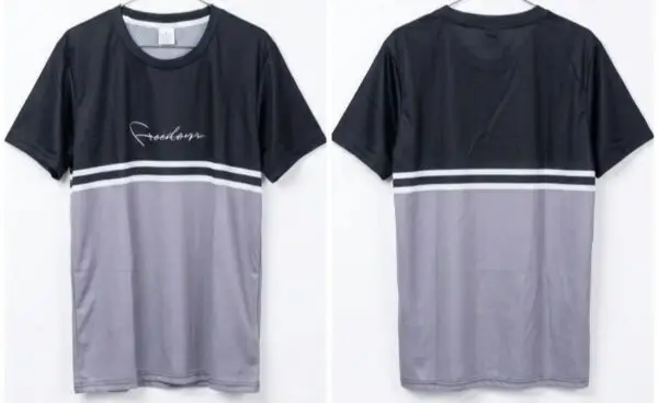 Maillot noir et gris